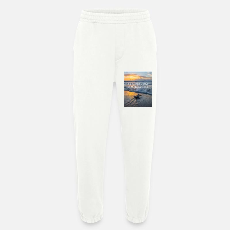 She needed a hero - Heavyweight Jogginghose - made by SPREAD - OFF WHITE