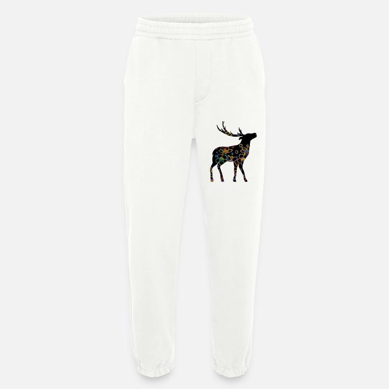Hirsch - Heavyweight Jogginghose - made by SPREAD  - OFF WHITE