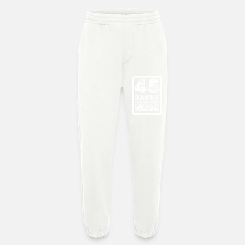 45 - Heavyweight Jogginghose - made by SPREAD  - OFF WHITE
