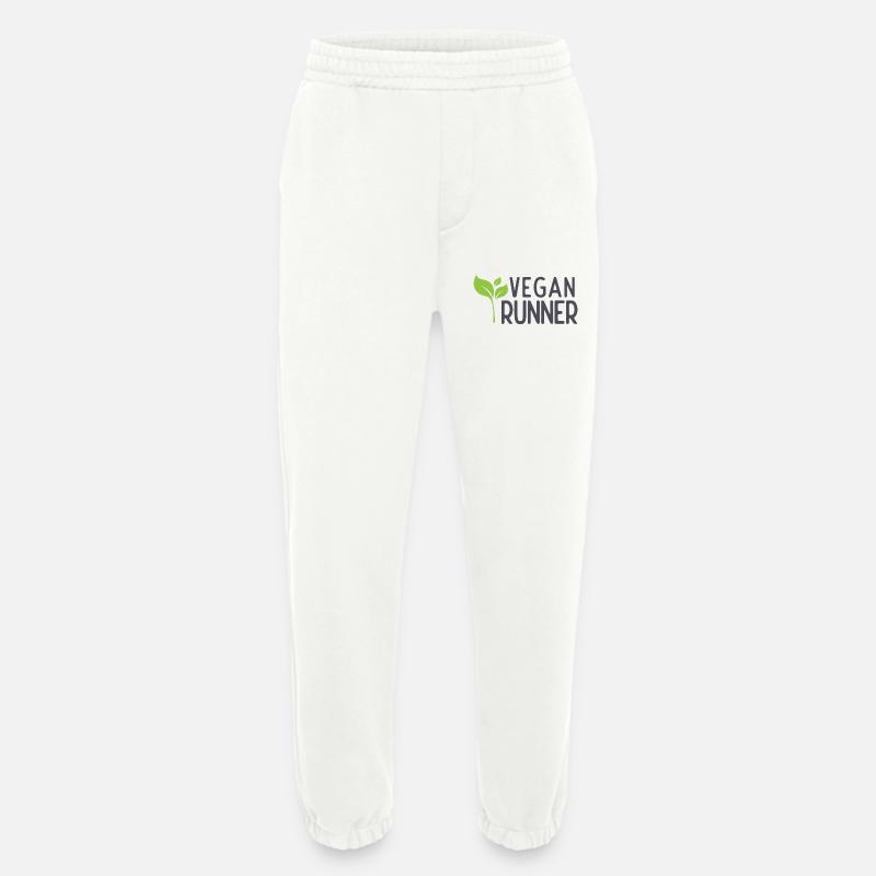 Veganer Läufer - Heavyweight Jogginghose - made by SPREAD  - OFF WHITE