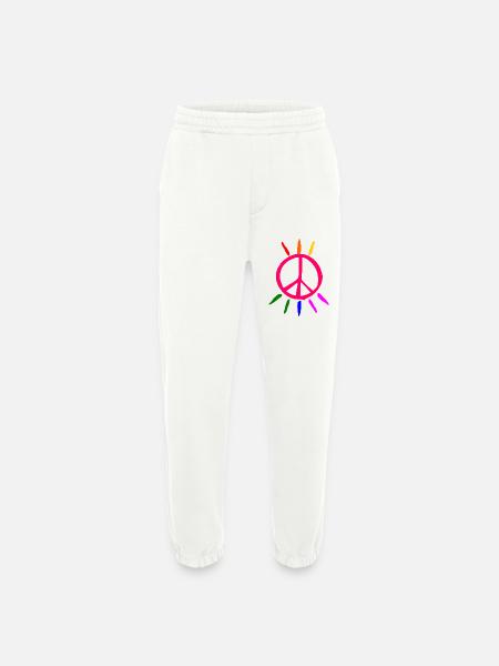 lgbt Peacezeichen - Heavyweight Jogginghose - made by SPREAD - OFF WHITE