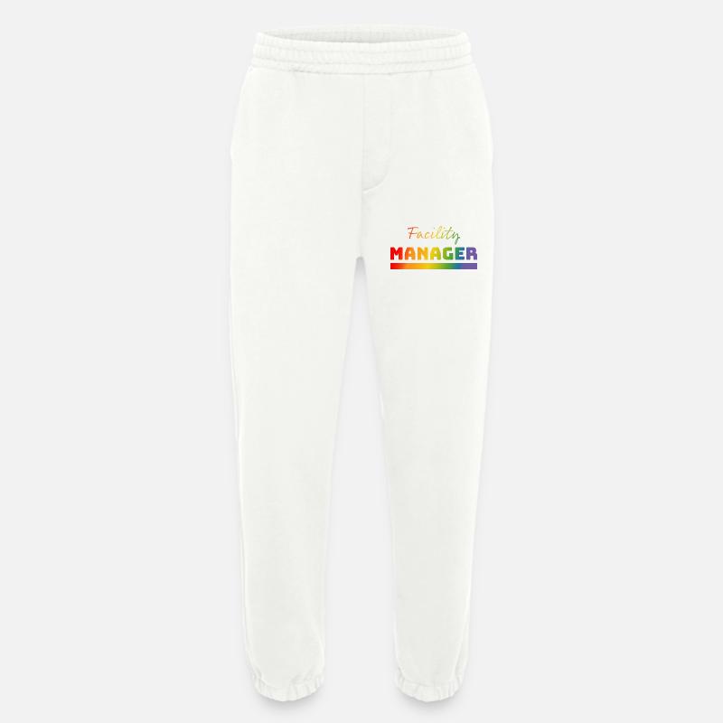 Tshirt Facility Manager rainbow - Heavyweight Jogginghose - made by SPREAD  - OFF WHITE