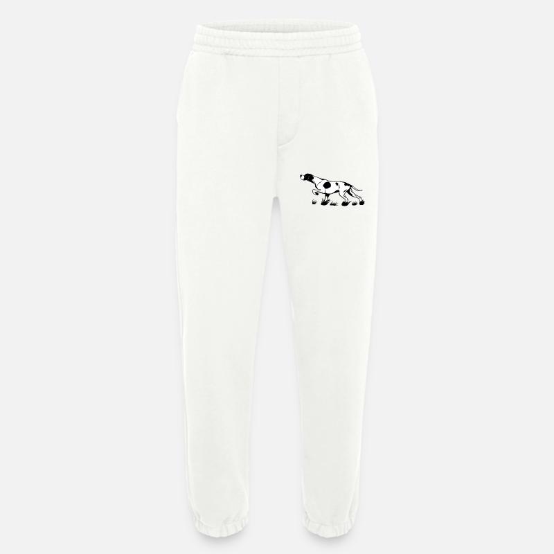 Pointer above - Heavyweight Jogging Pants - made by SPREAD  - OFF WHITE