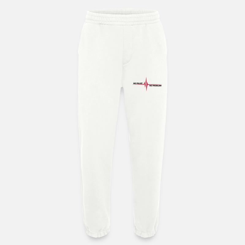 No pulse? - No problem - Heavyweight Jogging Pants - made by SPREAD  - OFF WHITE