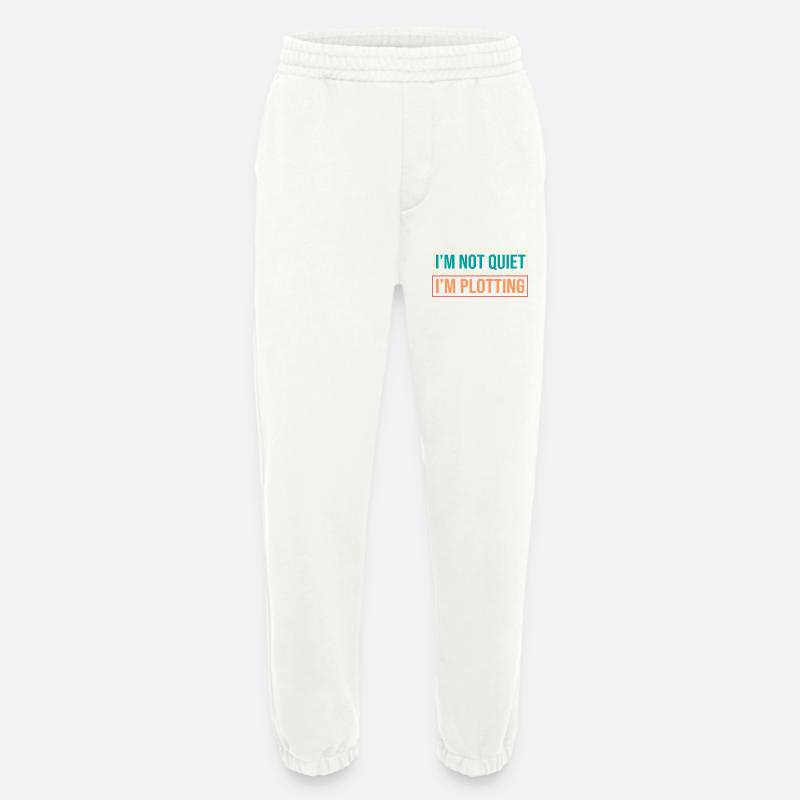 Anxiety ängstlich Angsthase Introvertiert - Heavyweight Jogginghose - made by SPREAD  - OFF WHITE