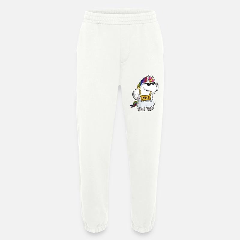Unique Comic Einhorn - Heavyweight Jogginghose - made by SPREAD  - OFF WHITE