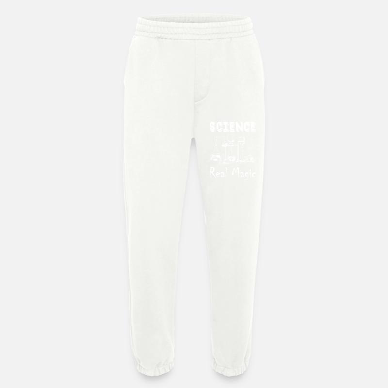 Science Real Magic - Heavyweight Jogging Pants - made by SPREAD  - OFF WHITE