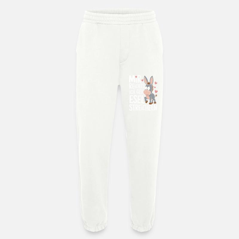 Donkey Donkey Mule Muli - Heavyweight Jogging Pants - made by SPREAD  - OFF WHITE