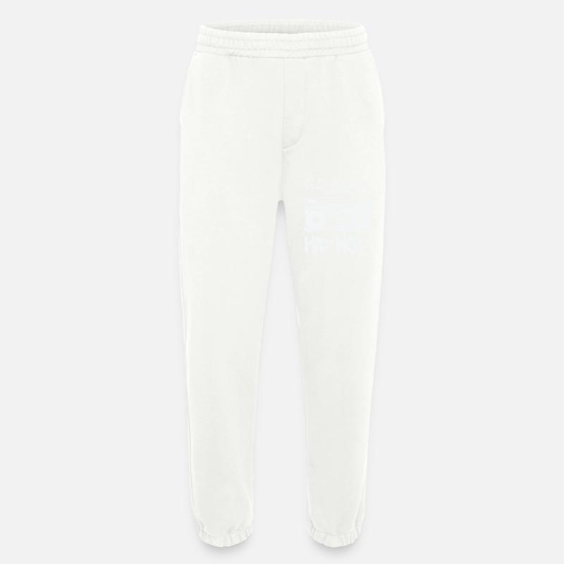 Ghetto blaster old school - Heavyweight Jogging Pants - made by SPREAD - OFF WHITE