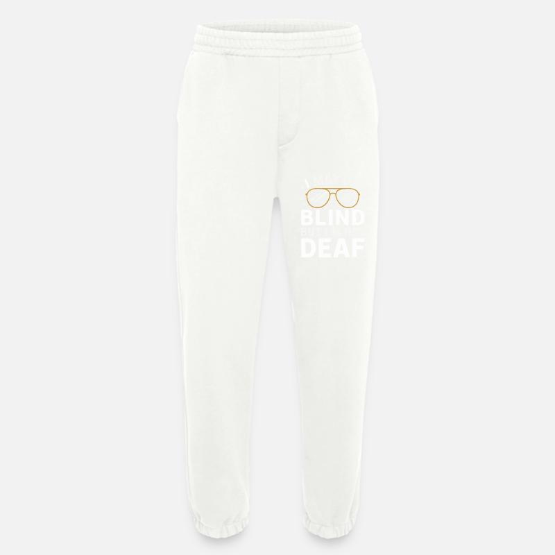 Blinde Blindheit Sehbehinderte Menschen - Heavyweight Jogginghose - made by SPREAD  - OFF WHITE
