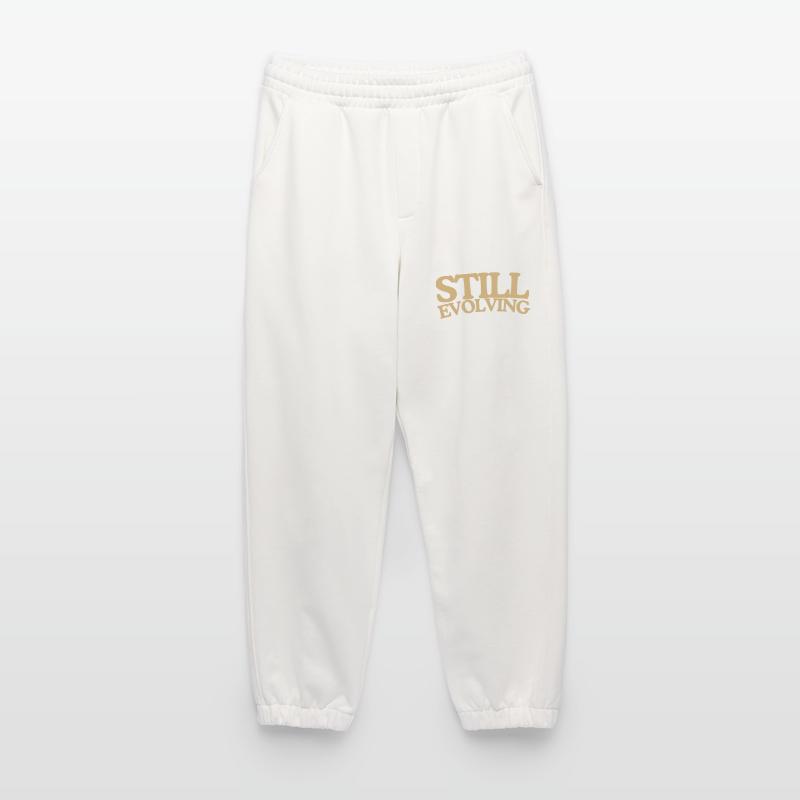 Still evolving growth retro saying design Heavyweight Jogging Pants - made by SPREAD 