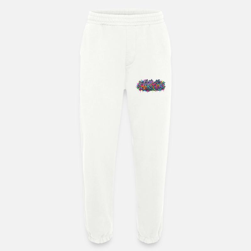 Farbrausch Marathon Graffiti - Heavyweight Jogginghose - made by SPREAD - OFF WHITE