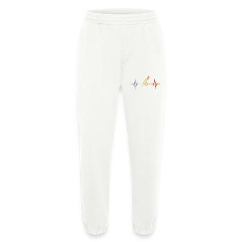 Veterinary Syringe ECG - Heavyweight Jogging Pants - made by SPREAD  - OFF WHITE - Front