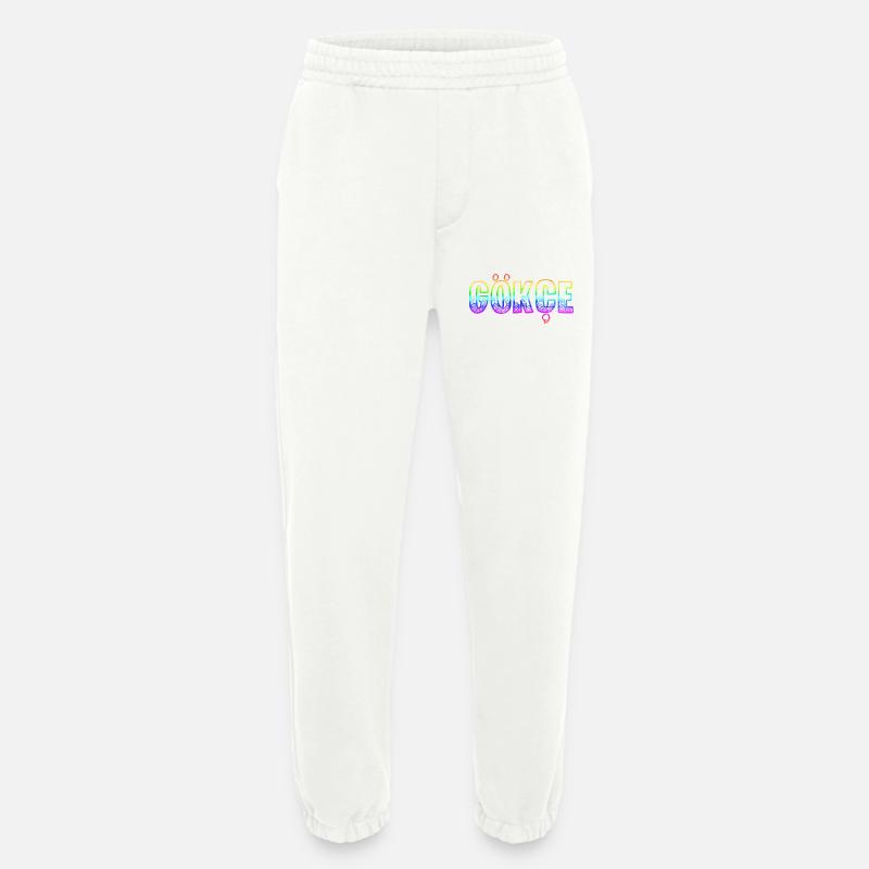 gökçe rs regenbogen - Heavyweight Jogginghose - made by SPREAD  - OFF WHITE