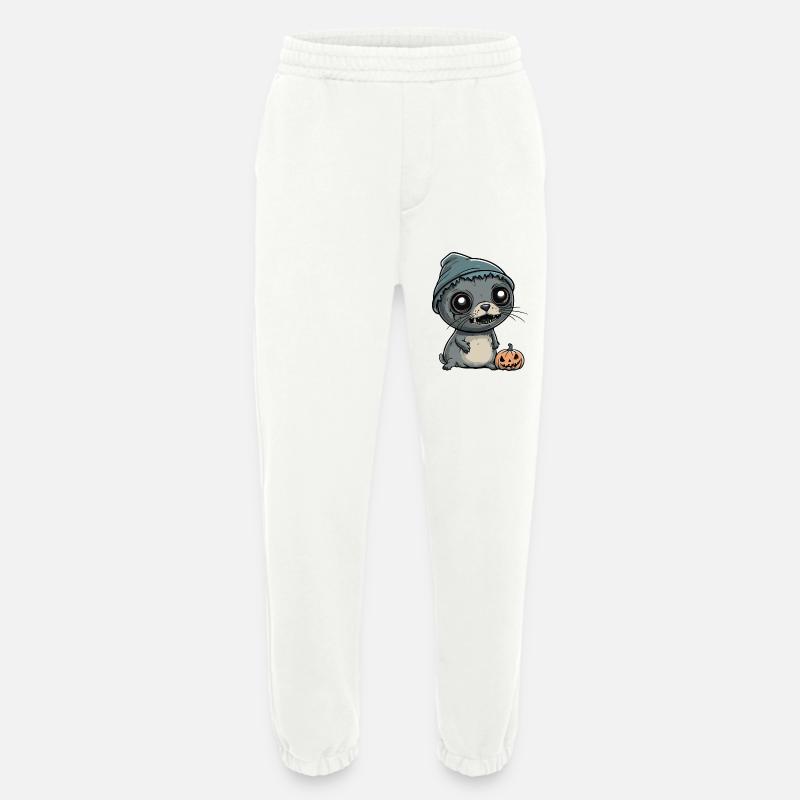 Robbe Tier Halloween Zombie - Heavyweight Jogginghose - made by SPREAD  - OFF WHITE