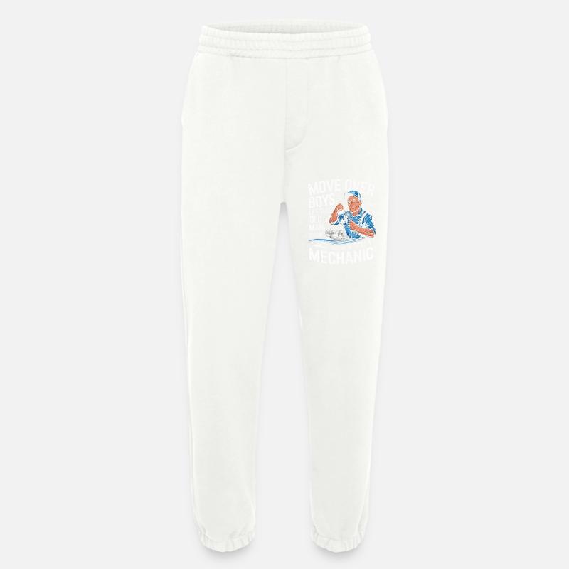Mechanic Mechanic Workshop - Heavyweight Jogging Pants - made by SPREAD - OFF WHITE