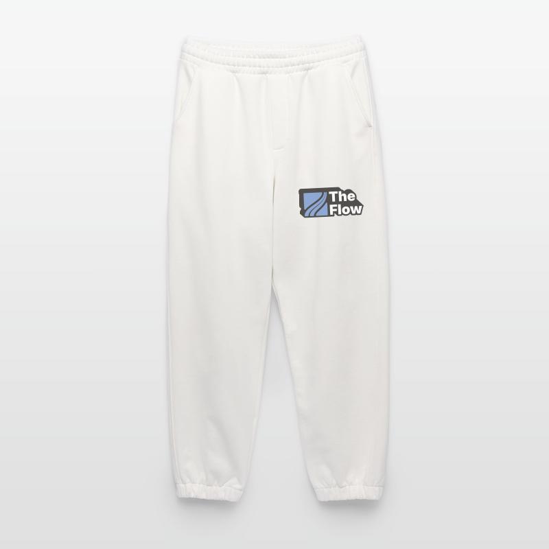 La conception du modèle d’écoulement Pantalon de jogging bio épais fabriqué en UE