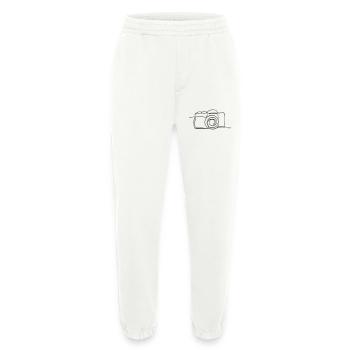 camera - Heavyweight Jogging Pants - made by SPREAD  - OFF WHITE - Front