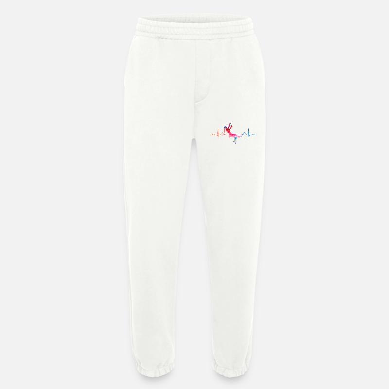 Boulderer Herzschlag Boulder Bouldern - Heavyweight Jogginghose - made by SPREAD  - OFF WHITE