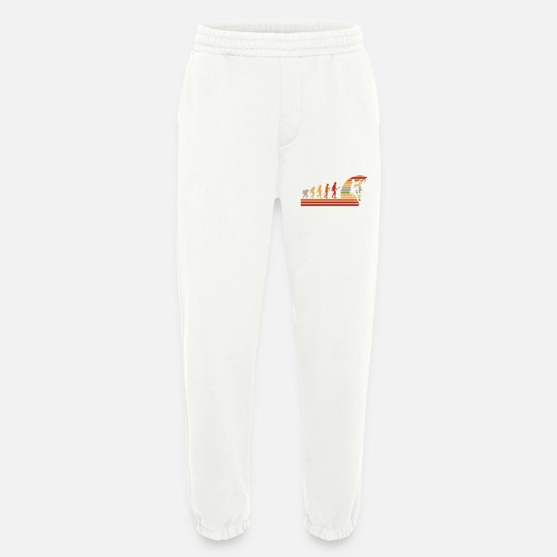 Evolution des Kletterns Retro Design - Heavyweight Jogginghose - made by SPREAD  - OFF WHITE