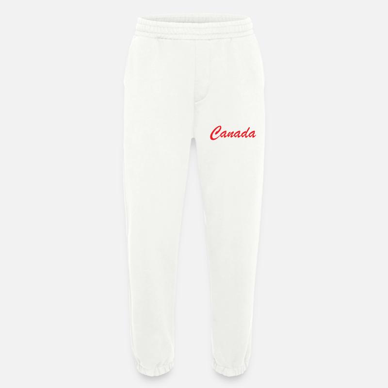 Canada Script Schriftzug Rot - Heavyweight Jogginghose - made by SPREAD  - OFF WHITE