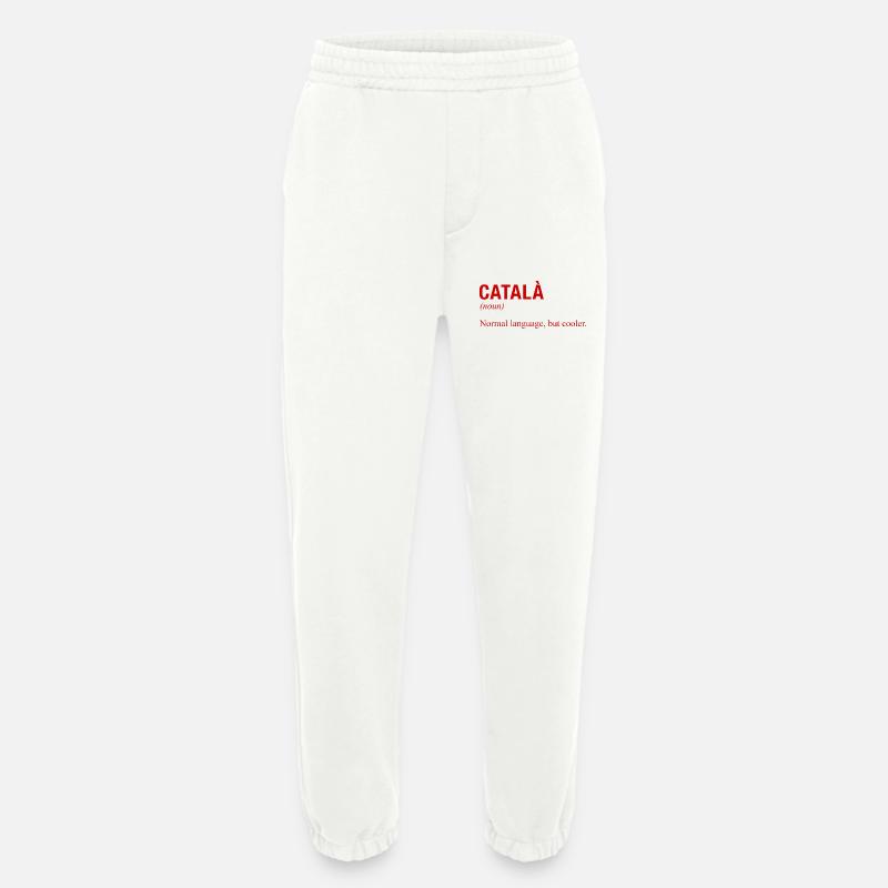 CATALAN Language Katalanisch Katalanische Sprache - Heavyweight Jogginghose - made by SPREAD  - OFF WHITE