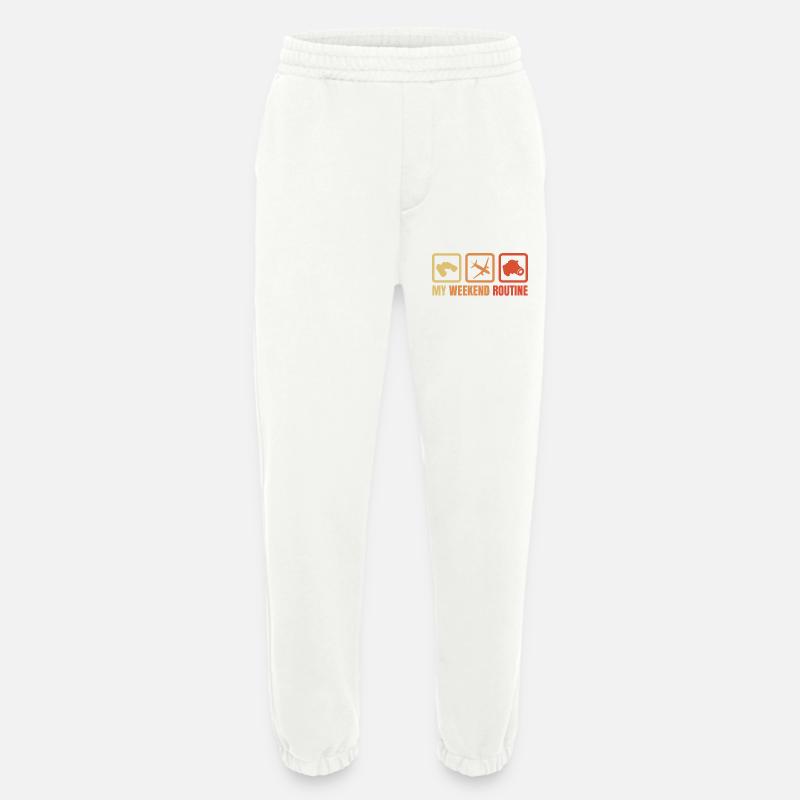 My weekend routine - Heavyweight Jogging Pants - made by SPREAD  - OFF WHITE