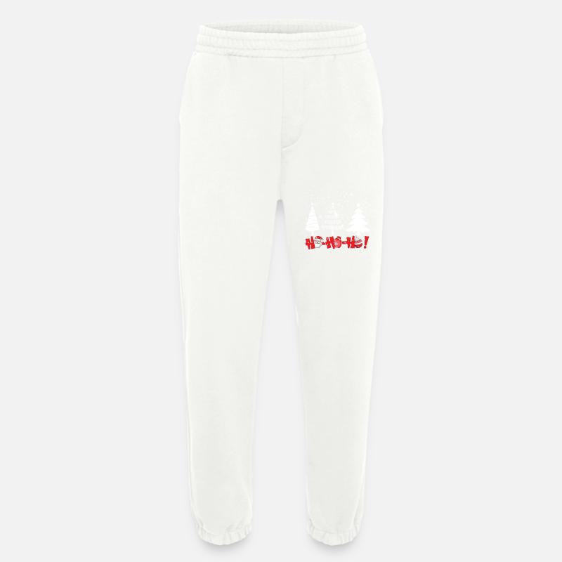 Hohoho-Weihnachtsbäume - Heavyweight Jogginghose - made by SPREAD  - OFF WHITE