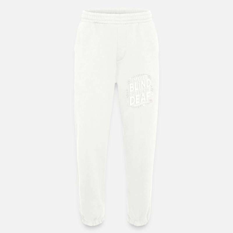 Blinde Blindheit Sehbehinderte Menschen - Heavyweight Jogginghose - made by SPREAD  - OFF WHITE