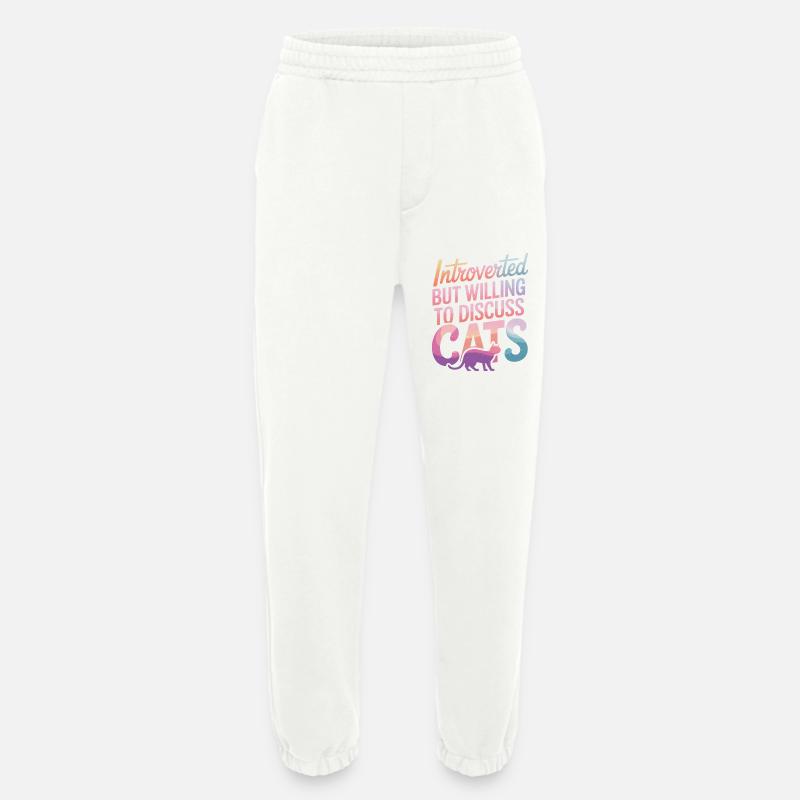 Introvertierter asozialer introvertierter - Heavyweight Jogginghose - made by SPREAD  - OFF WHITE
