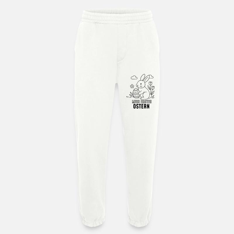 My first Easter - Heavyweight Jogging Pants - made by SPREAD  - OFF WHITE