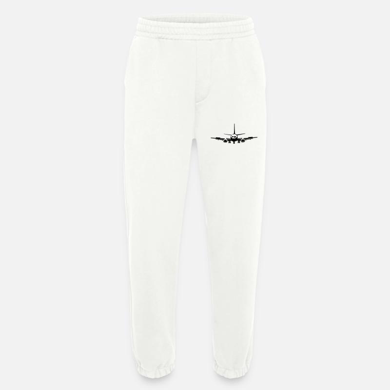 Passagierflugzeug - Heavyweight Jogginghose - made by SPREAD  - OFF WHITE