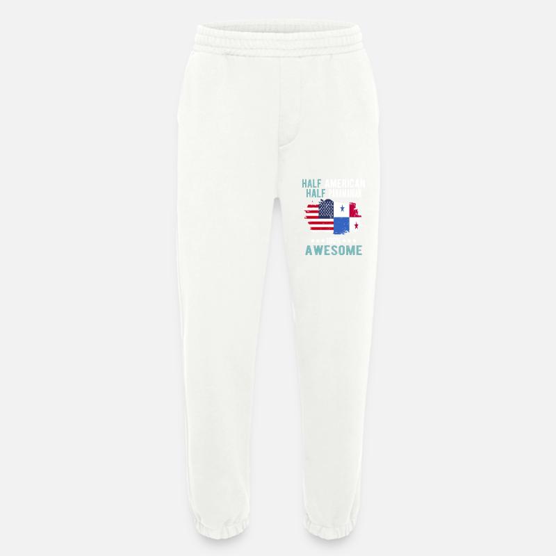 Halb Amerikaner Halb Panamese - Heavyweight Jogginghose - made by SPREAD - OFF WHITE