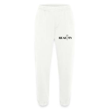 Cool design, reality. - Heavyweight Jogging Pants - made by SPREAD  - OFF WHITE - Front