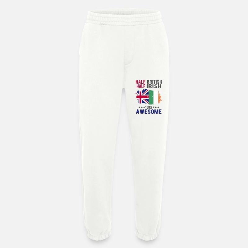 Halb Brite Halb Ire - Heavyweight Jogginghose - made by SPREAD  - OFF WHITE