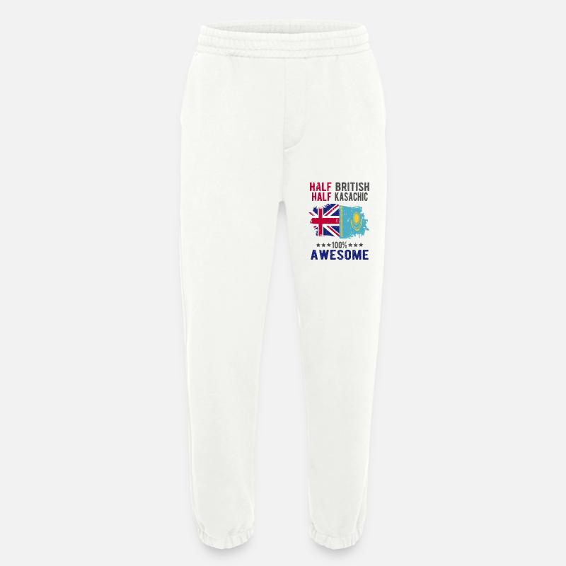 Halb Brite Halb Kasache - Heavyweight Jogginghose - made by SPREAD - OFF WHITE