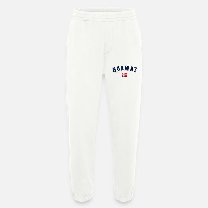Norwegian flag, Norwegian pride - Heavyweight Jogging Pants - made by SPREAD - OFF WHITE