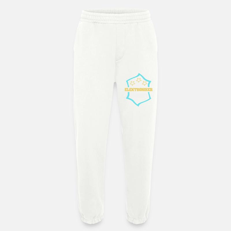 Gift for Electronics Technician - Heavyweight Jogging Pants - made by SPREAD  - OFF WHITE