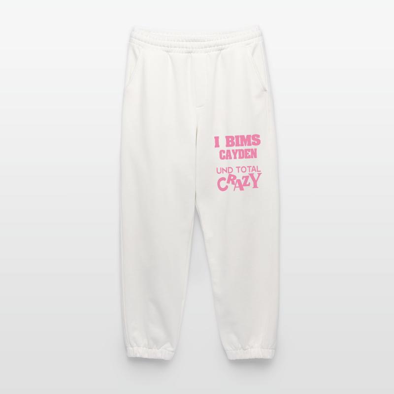Cayden as a given name Heavyweight Jogging Pants - made by SPREAD 