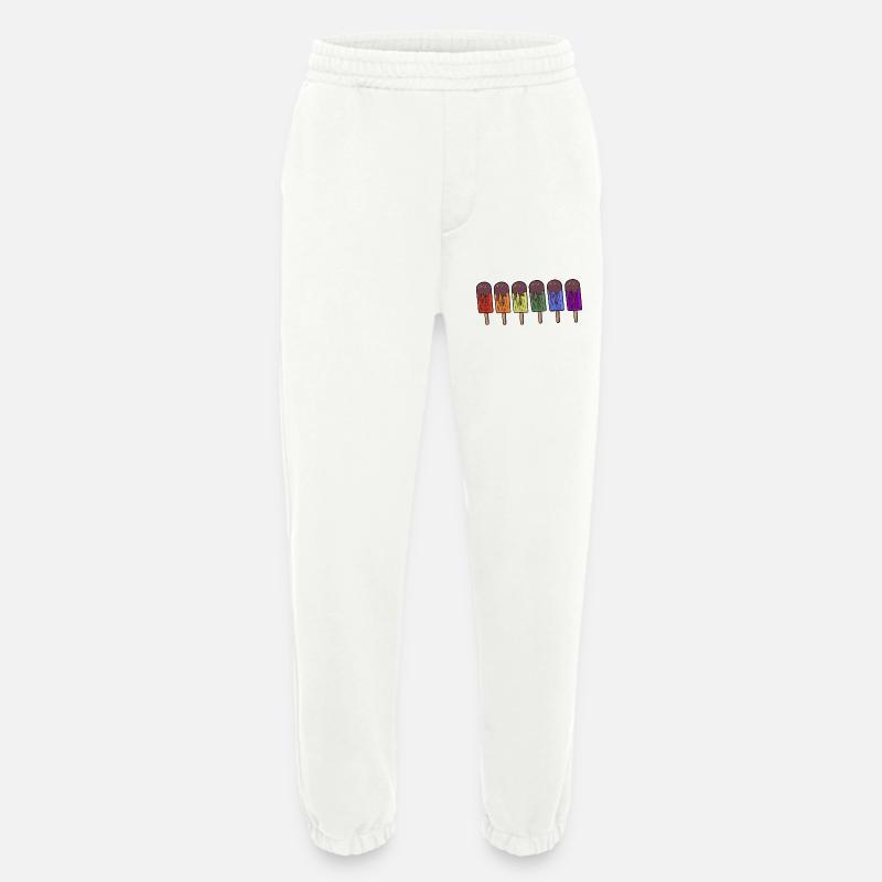 Rainbow Frozen pop Parade - Heavyweight Jogginghose - made by SPREAD  - OFF WHITE