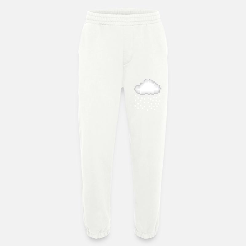 Schnee Pixel - Heavyweight Jogginghose - made by SPREAD  - OFF WHITE