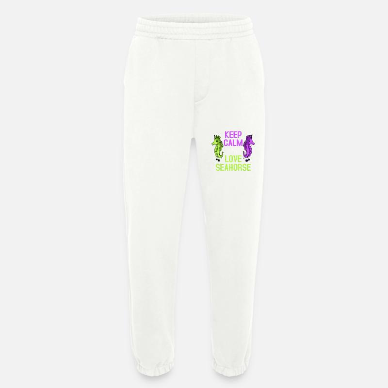 Seepferd - Heavyweight Jogginghose - made by SPREAD  - OFF WHITE