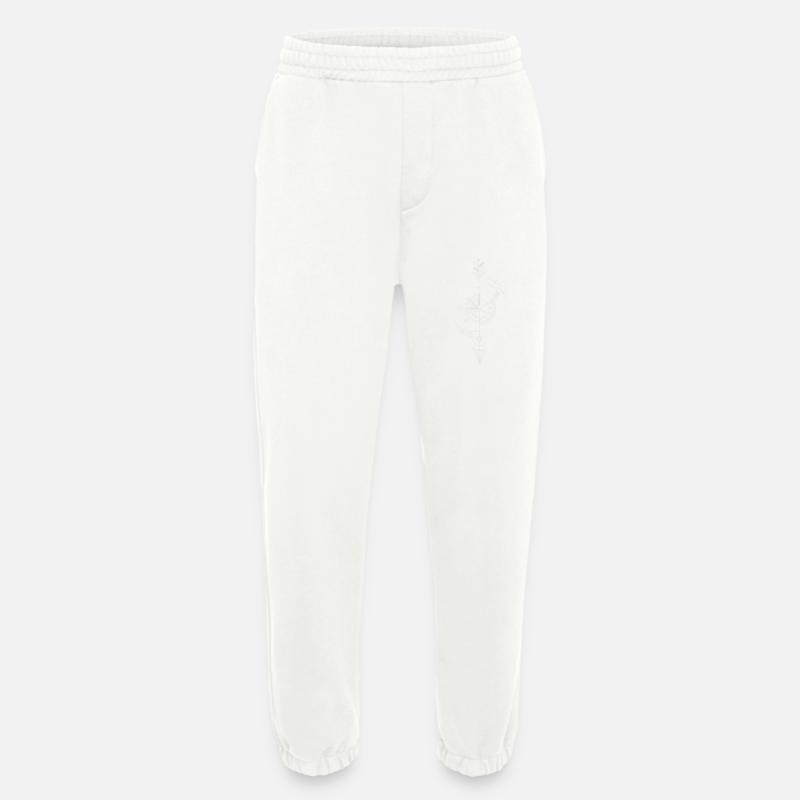 Kompass, Uhr, Navigation , Pfeil, Zeit - Heavyweight Jogginghose - made by SPREAD - OFF WHITE