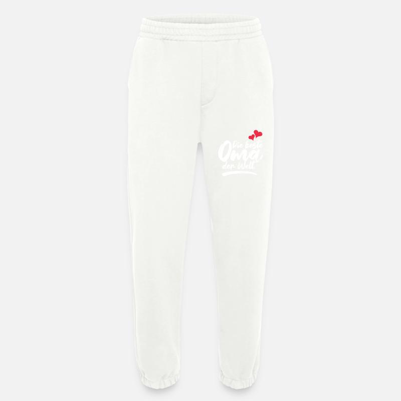 Die beste Oma der Welt - Heavyweight Jogginghose - made by SPREAD  - OFF WHITE