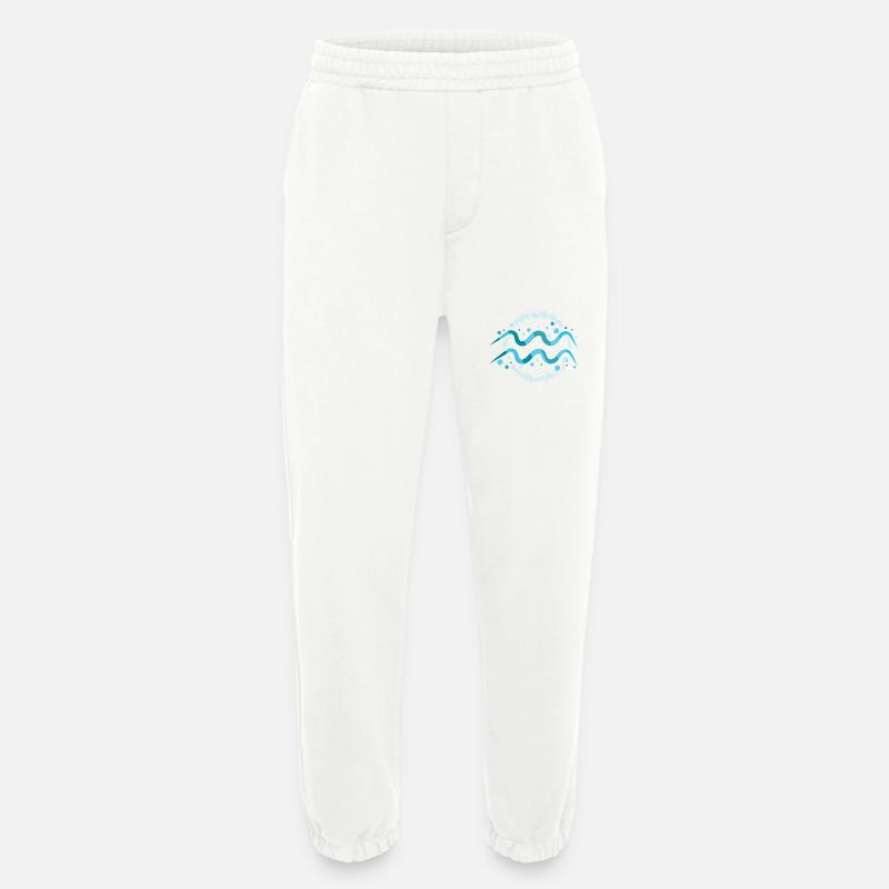 Sternzeichen Wassermann - Heavyweight Jogginghose - made by SPREAD  - OFF WHITE