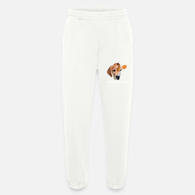 No difference Vegan - Heavyweight Jogginghose - made by SPREAD  - OFF WHITE
