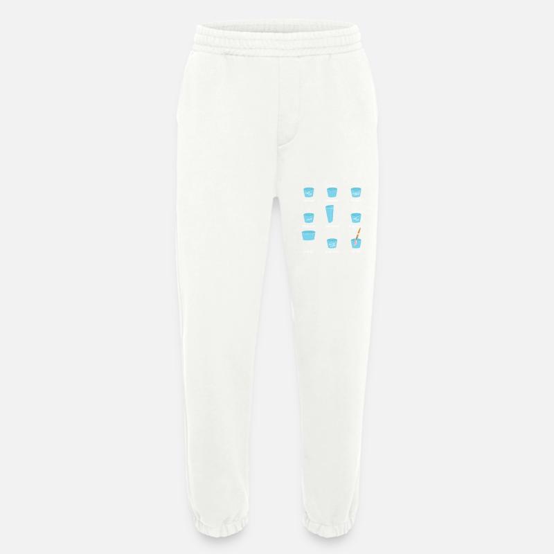 Mindset Wasserglas Einstellung - Heavyweight Jogginghose - made by SPREAD  - OFF WHITE