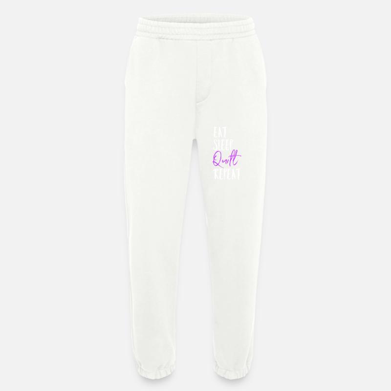 Quilt - Heavyweight Jogginghose - made by SPREAD  - OFF WHITE