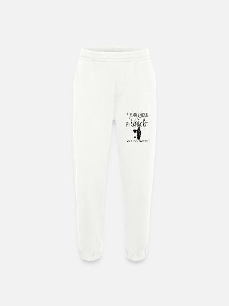 Bartender - Heavyweight Jogging Pants - made by SPREAD  - OFF WHITE