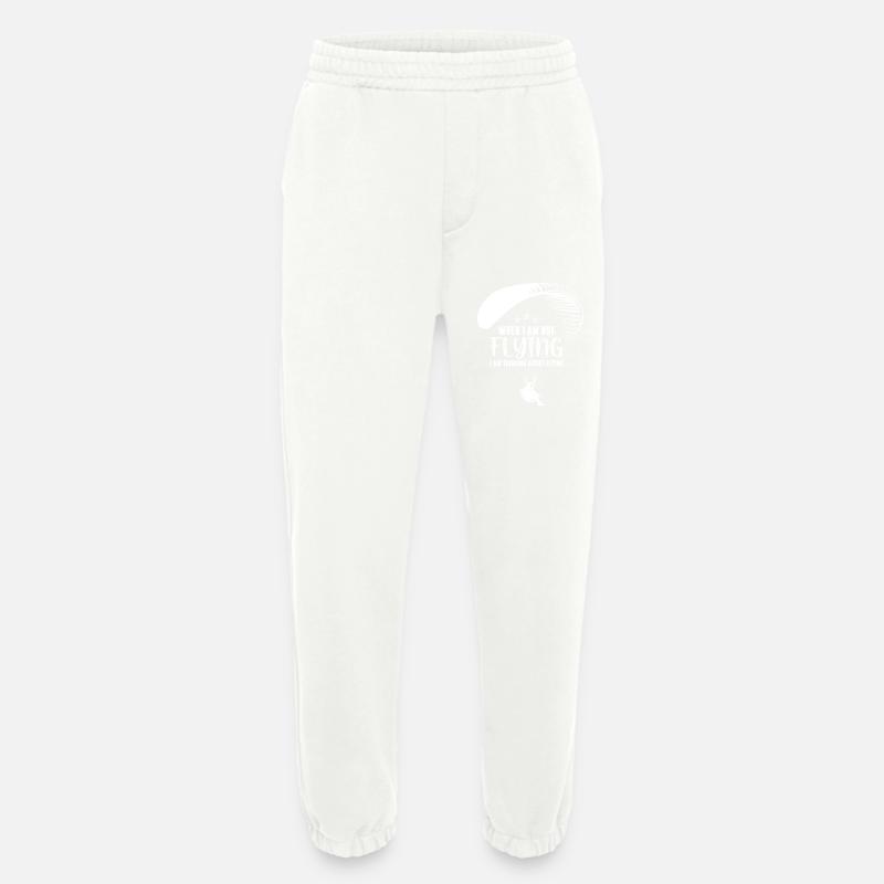 Paragleiten Tandemflug Paragleiter Geschenk - Heavyweight Jogginghose - made by SPREAD  - OFF WHITE